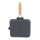 Cast iron grill pan with foldable wooden handle, 28x28 cm | Cast iron plate |  |