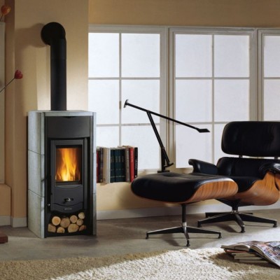 Italian cast iron wood burning stove La Nordica Asia, 6kW - Italian wood burning stoves and fireplaces