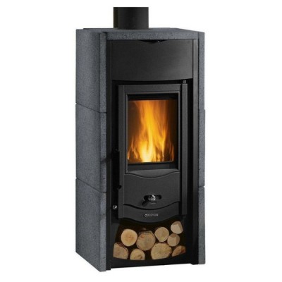 Italian cast iron wood burning stove La Nordica Asia, 6kW - Italian wood burning stoves and fireplaces