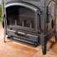 Italian cast iron wood burning stove with oven La Nordica Isotta EVO, 11.9kW | Italian wood burning stoves and fireplaces |  |