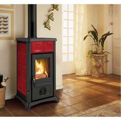 Italian wood burning stove La Nordica Gemma Red, 6kW - Product Comparison