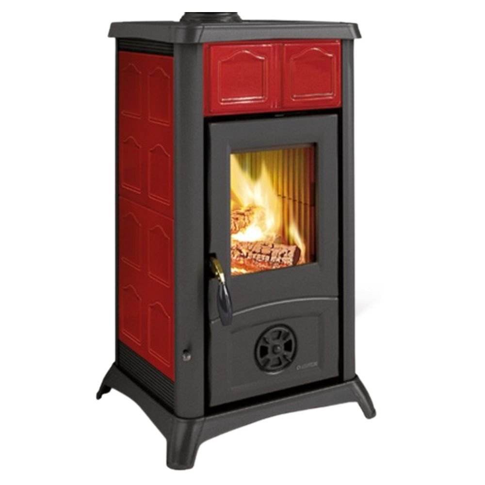 Italian wood burning stove La Nordica Gemma Red, 6kW |  |  |