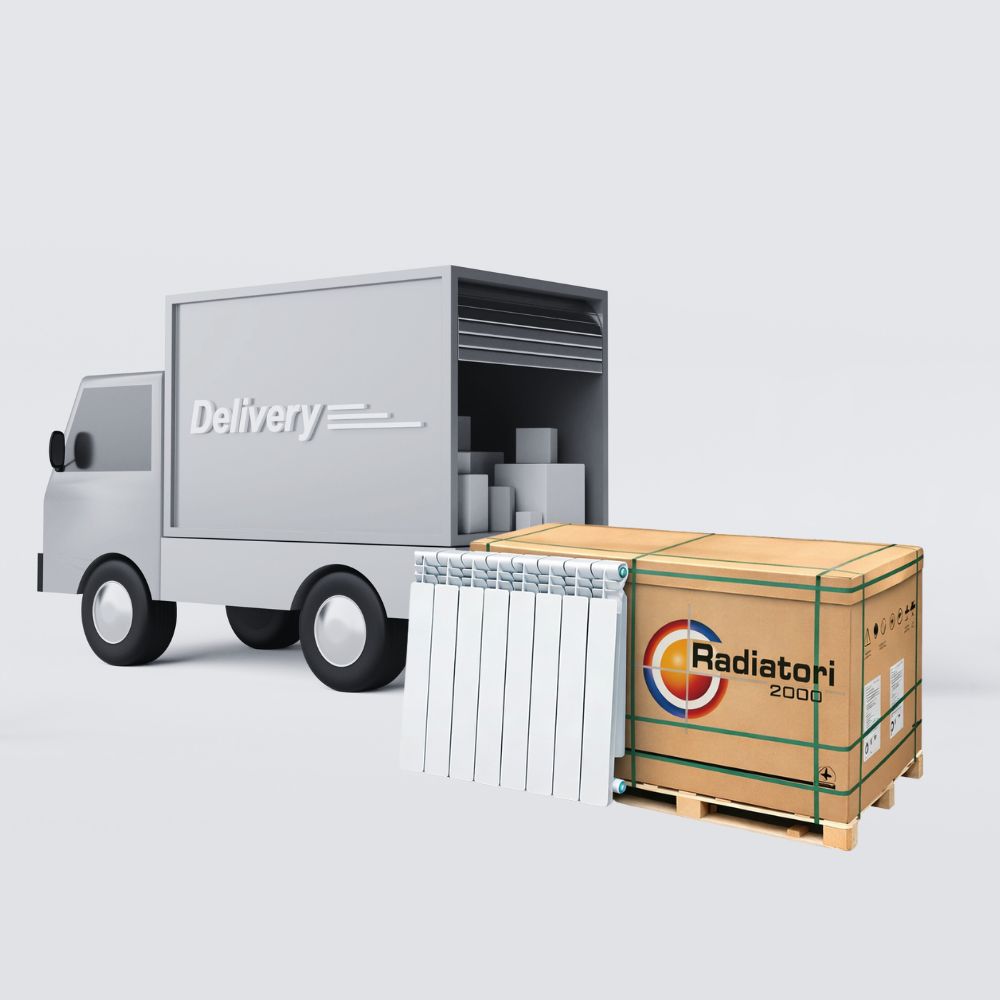 Complete Set of Aluminium Radiators Helyos Evo H600, 10 pcs x 10 sections | Aluminium Radiators | Radiators |