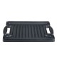 Double-sided cast iron grill plate, 36x25 cm | Cast iron pot |  |
