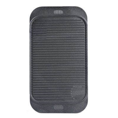 Double-sided cast iron grill plate, 48x26 cm - Cast iron plate