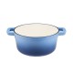 Enameled cast iron pot, Blue, Ф24 |  |  |