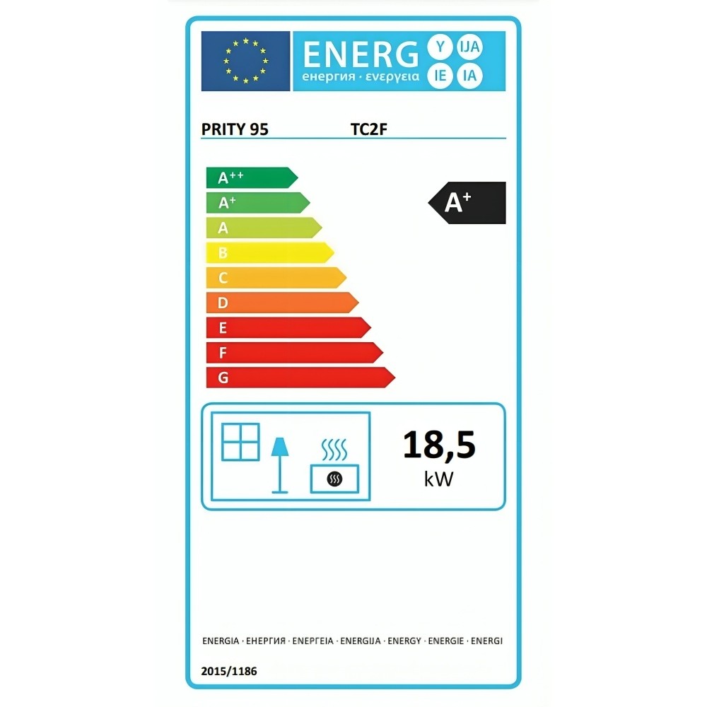 Wood Burning Fireplace Prity TC2F, 18.5kW | Wood Burning Fireplaces | Fireplaces |