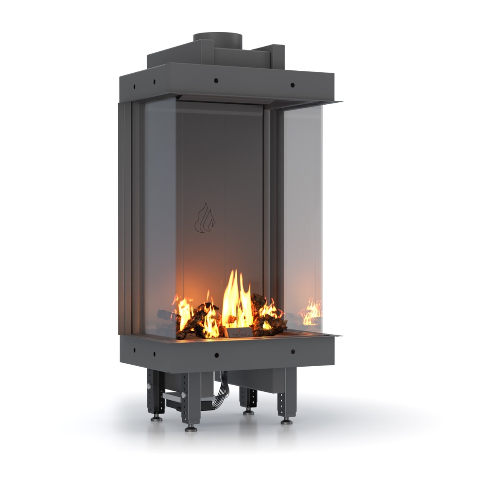 Gas fireplace Velmora Fire GAS STANDING PANORAMA, 3.9kW - 6.0kW | Gas fireplaces |  |