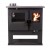 Wood burning cooker Verso CS Ceramic with ceramic hob, 8kW