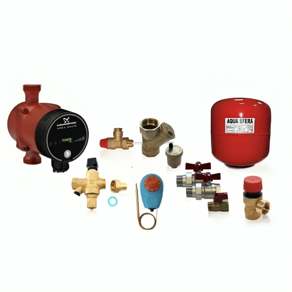 Hydraulic kit for closed type central heating system | Central Heating | Plumbing |