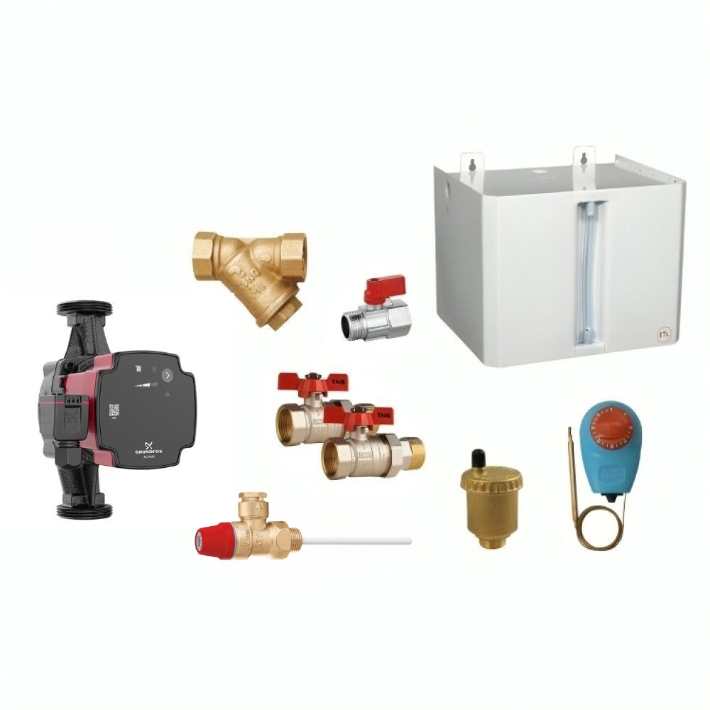 Hydraulic kit for open type central heating system | Central Heating | Plumbing |