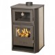 Wood burning stove with back boiler and oven Balkan Energy Suzana Ceramic, 11.6kW - 17.5kW | Wood Stoves With Back Boiler | Wood Burning Stoves |