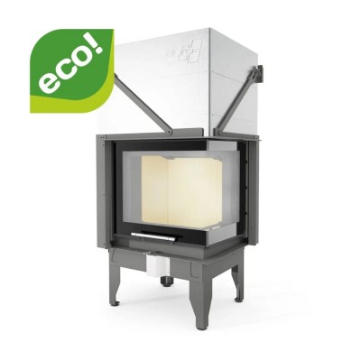 Wood Burning Fireplace UNIFLAM 660 DURO with air ducts and air supply, right side, 10.25kW - Wood Burning Fireplaces