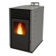 Pellet stove Mytherm Angela TA 40 grey, 40kW | Direct Vent Pellet Stoves | Pellet Stoves |