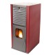 Pellet stove with back boiler Mytherm IOLI TSA 35 red, with fan, 38kW | Pellet Stoves With Back Boiler | Pellet Stoves |