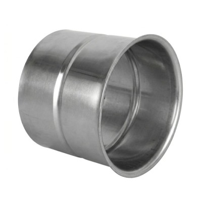 Flue pipe rosette PARKANEX, Inox, Ø130, Thickness 2 mm - Stove pipes