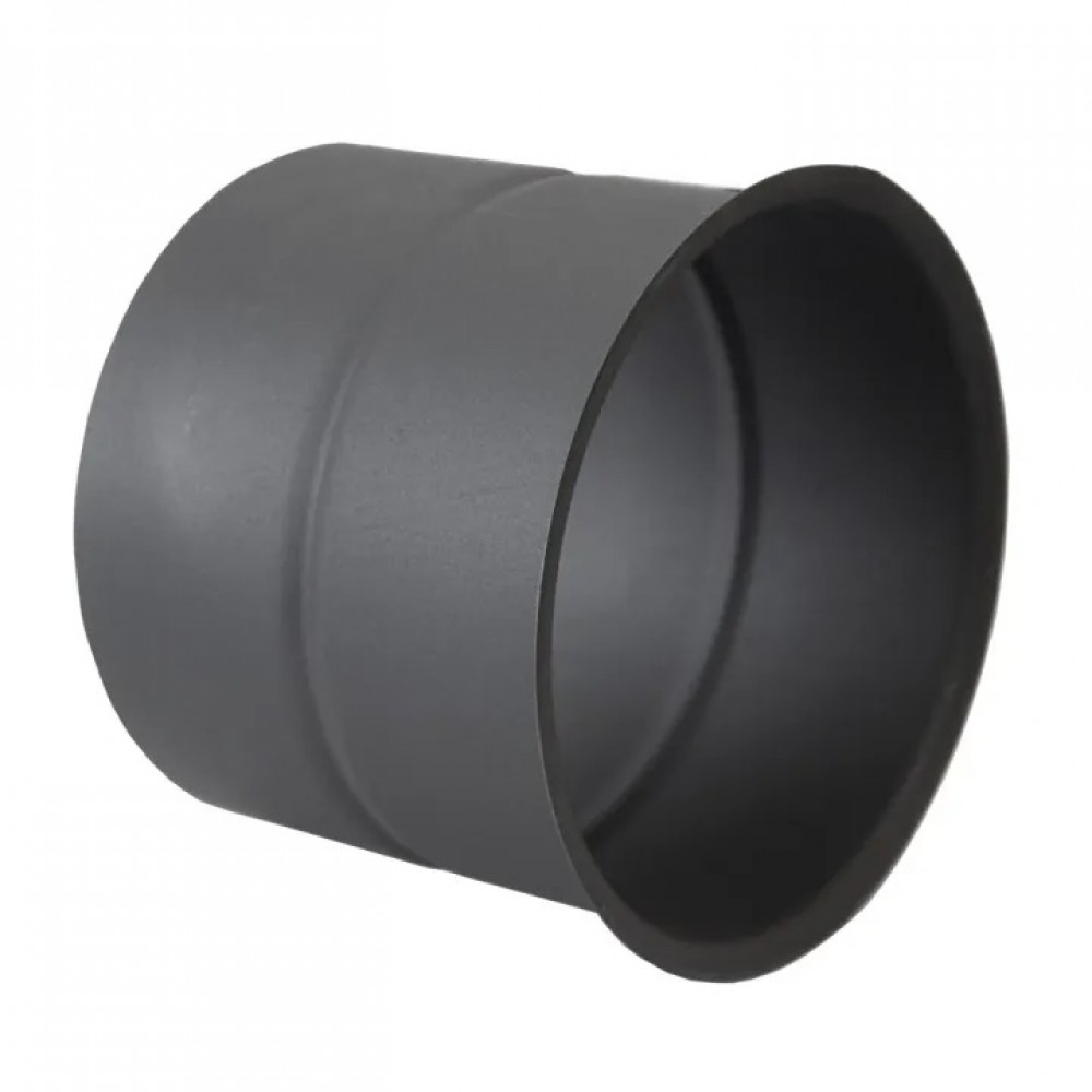 Flue pipe rosette PARKANEX, Black, Ø150, Thickness 2 mm | Stove pipes | Chimney |