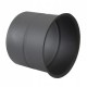 Flue pipe rosette PARKANEX, Black, Ø150, Thickness 2 mm | Stove pipes | Chimney |