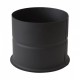 Flue pipe rosette PARKANEX, Black, Ø150, Thickness 2 mm | Stove pipes | Chimney |