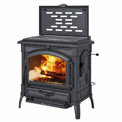 Italian cast iron wood burning stove La Nordica Isotta CC Lean with cooktop , 9.3kW - Product Comparison