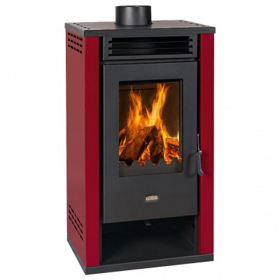 Wood burning stove Prity K2 GT Red, 8.1 kW - Wood Burning Stoves