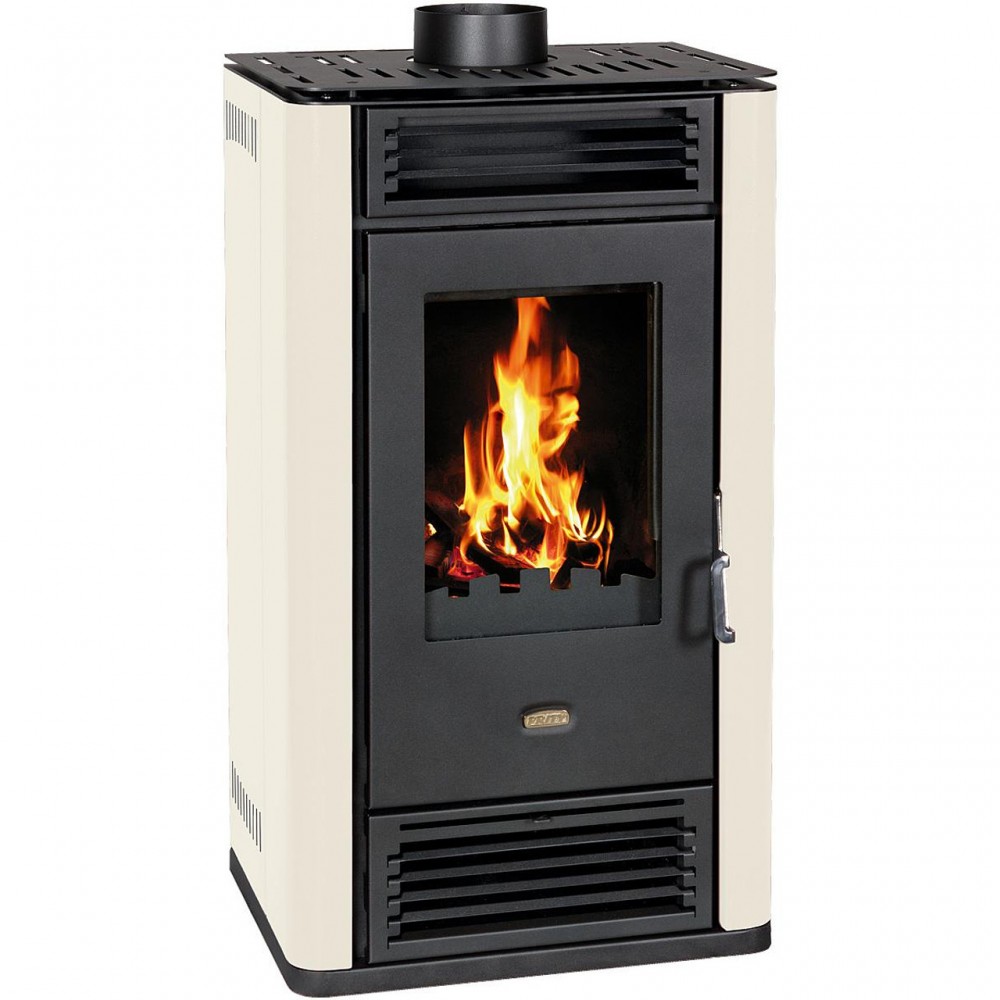 Wood burning stove Prity K3 GT D Ivory, 8.1 kW | Wood Burning Stoves | Stoves |