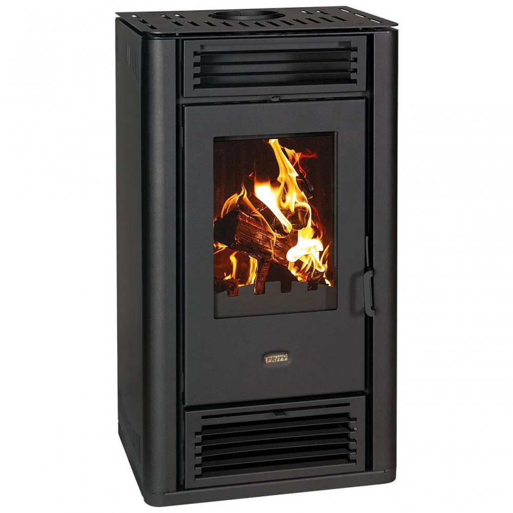 Wood burning stove Prity K3 GT D Black, 8.1 kW | Wood Burning Stoves | Stoves |