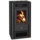 Wood burning stove Prity K3 GT D Black, 8.1 kW | Wood Burning Stoves | Stoves |