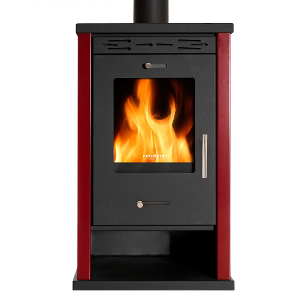 Wood burning stove Prometey EKO 3 Bordeaux, 8.5 kW | Wood Burning Stoves |  |