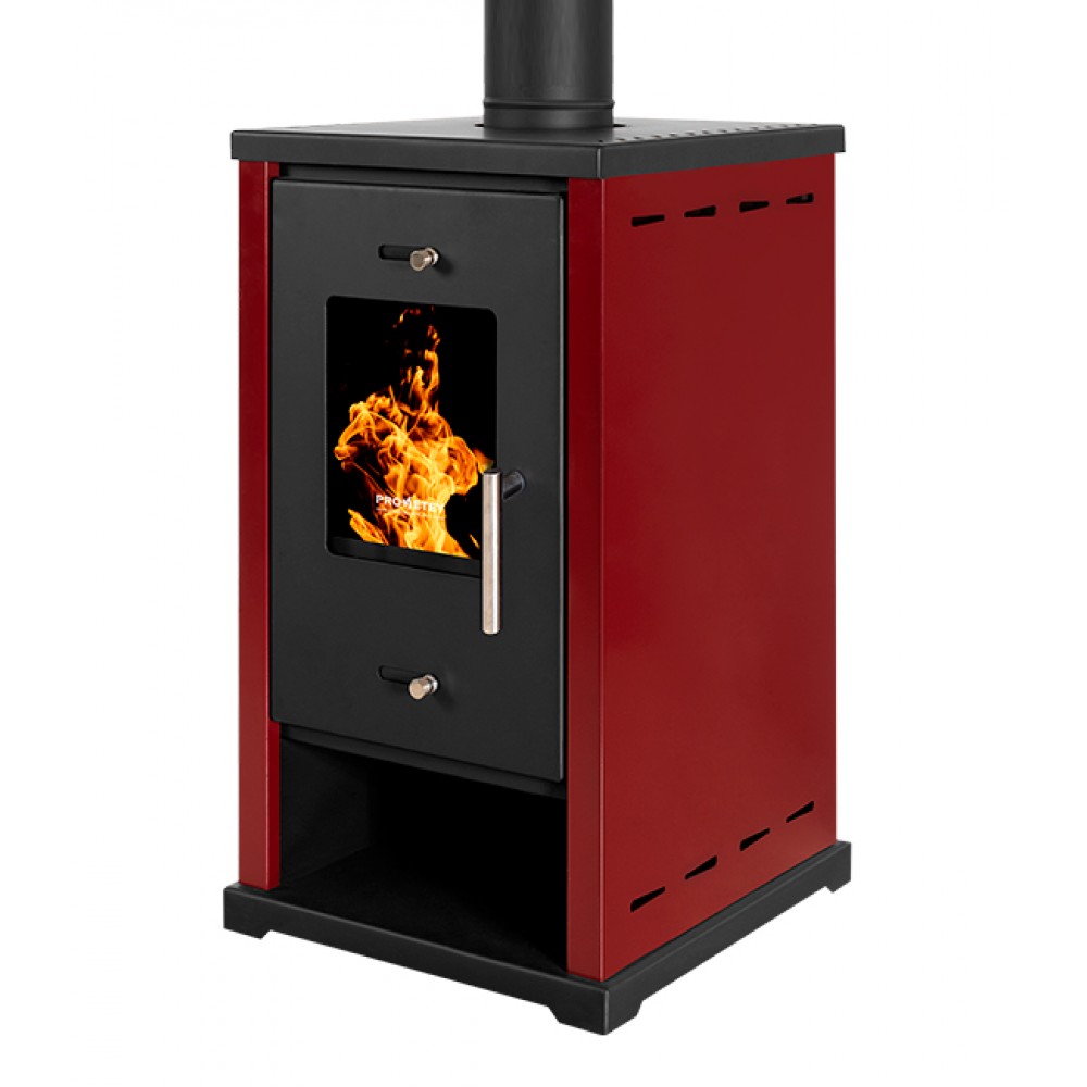Wood burning stove Prometey EKO Mini Bordeaux, 6.4 kW | Wood Burning Stoves |  |