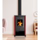 Wood burning stove Prometey EKO Mini Bordeaux, 6.4 kW | Wood Burning Stoves |  |