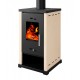 Wood burning stove Prometey EKO Mini Ivory 6.4 kW | Wood Burning Stoves |  |