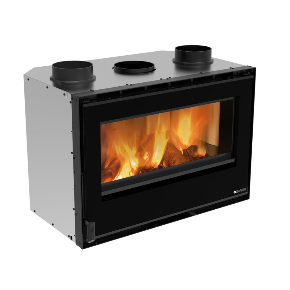 Italian cast iron wood burning fireplace La Nordica 80 crystal Evo 2.0 ventilato, 7.4kW | Italian wood burning stoves and fireplaces |  |