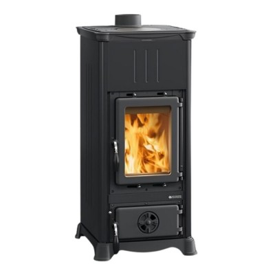 Italian wood burning stove with oven La Nordica Emiliana black, 6.5kW - Product Comparison