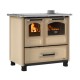 Italian wood cooker stove La Nordica Family 4.5 brown, 7.5kW | Italian wood burning stoves and fireplaces |  |