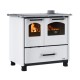 Italian wood cooker stove La Nordica Family 4.5 white, 7.5kW | Italian wood burning stoves and fireplaces |  |