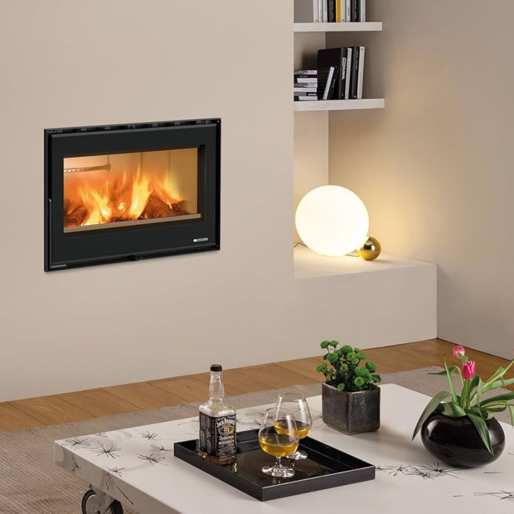 Italian cast iron wood burning fireplace La Nordica Inserto 70 Wide, 7.5kW | Italian wood burning stoves and fireplaces |  |