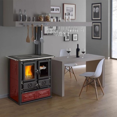 Italian wood cooker stove La Nordica Rosetta 5.0, 7.9kW - La Nordica