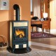 Italian wood burning stove La Nordica Rossella R1 ecru, 8.8kW | Italian wood burning stoves and fireplaces |  |