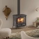 Italian cast iron wood burning stove with back boiler La Nordica TermoIsotta D.S.A., 15.0kW | Italian wood burning stoves and fireplaces |  |