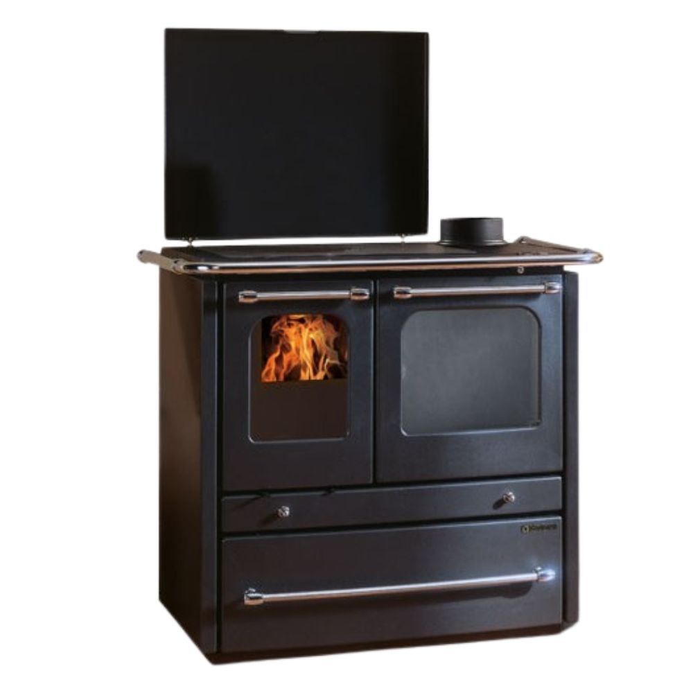 Italian wood cooker stove with back boiler La Nordica TermoSovrana D.S.A., 13.5kW | Italian wood burning stoves and fireplaces |  |