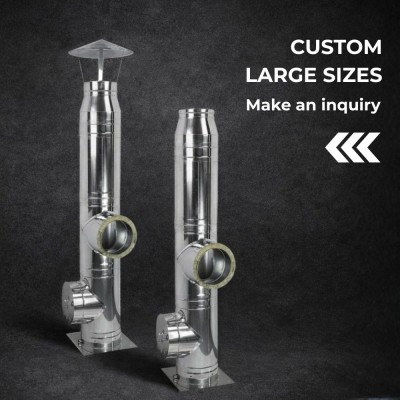 Large-sized chimney flues on individual order - Flue Kits
