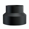 Flue adaptor MK NERO, Steel, Black, Ø120-130, Thickness 2 mm