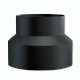 Flue adaptor MK NERO, Steel, Black, Ø130-150 | Stove pipes | Chimney |