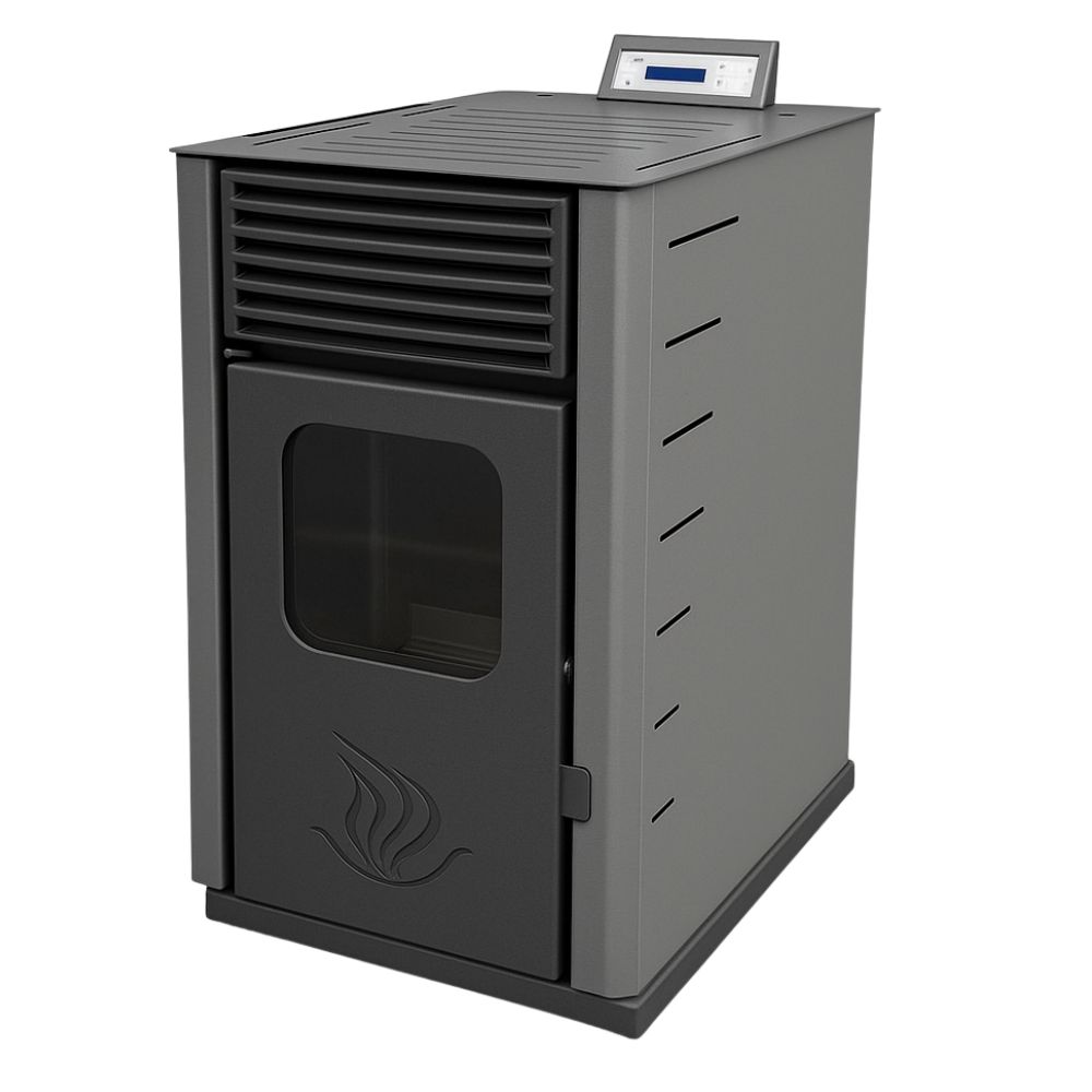 Pellet stove Mytherm Angela TA 40 grey, 40kW | Direct Vent Pellet Stoves | Pellet Stoves |