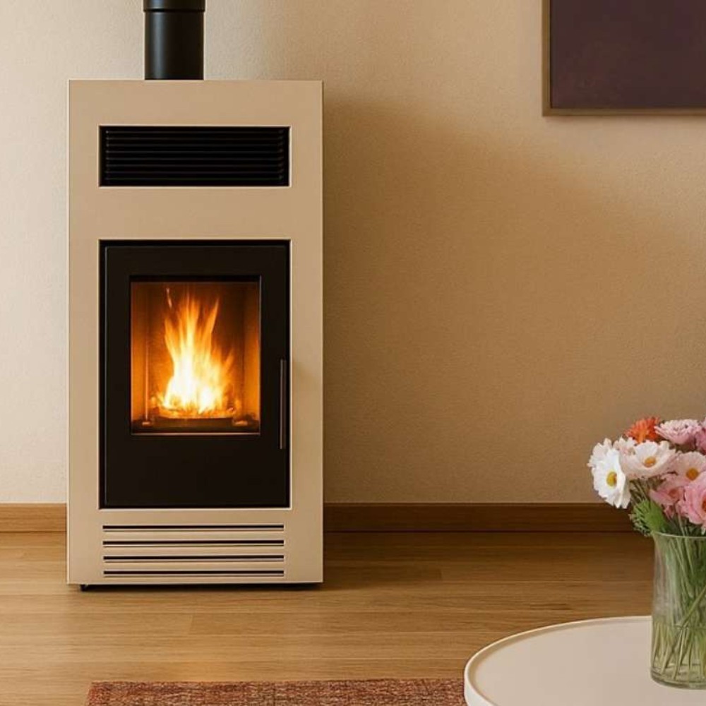 Pellet stove Mytherm Angela TA 14 PRO beige, 14kW | Direct Vent Pellet Stoves | Pellet Stoves |