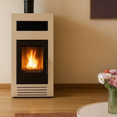 Pellet stove Mytherm Angela TA 12 PRO beige, 12kW - Product Comparison