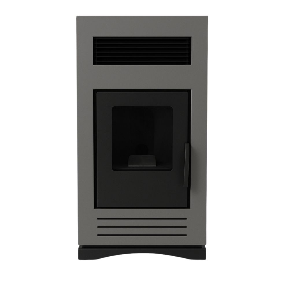 Pellet stove Mytherm Angela TA 12 PRO grey, 12kW | Direct Vent Pellet Stoves | Pellet Stoves |
