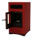 Pellet stove Mytherm Angela TA 10 PRO red, 10kW | Direct Vent Pellet Stoves | Pellet Stoves |