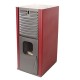 Pellet stove with back boiler Mytherm IOLI TS 45 red, 48.5kW | Pellet Stoves With Back Boiler | Pellet Stoves |